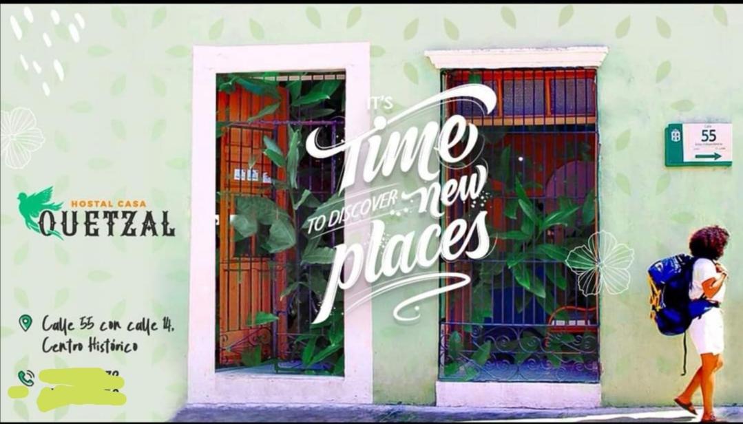 Hostel Casa Quetzal Campeche Eksteriør bilde