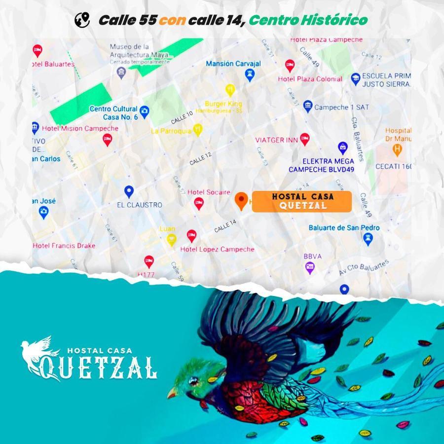 Hostel Casa Quetzal Campeche Eksteriør bilde